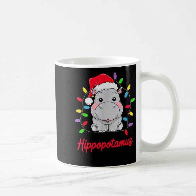 I Want A Hiptamus For Christmas Xmas Hip Lover Fun Coffee Mug (Right)