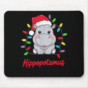 I Want A Hiptamus For Christmas Xmas Hip Lover Fun Mouse Mat