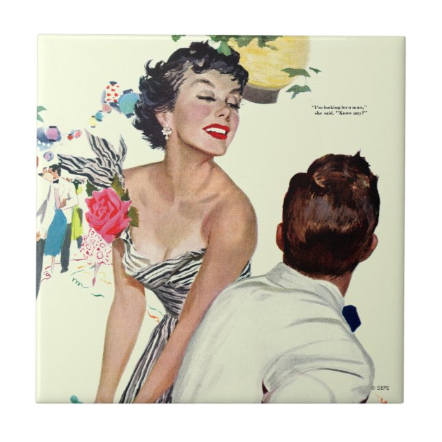 I Want a Man 2 Tile (Front)