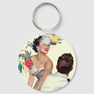 I Want a Man Key Ring