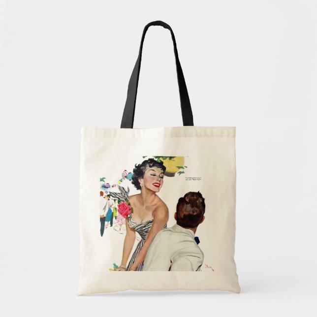 I Want a Man Tote Bag (Front)