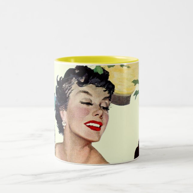 I Want a Man Two-Tone Coffee Mug (Center)