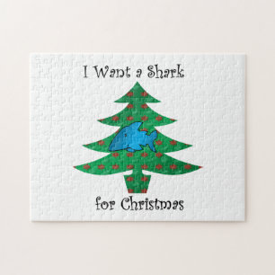 I want a shark for christmas jigsaw puzzle
