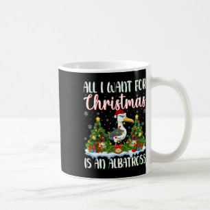 I Want For Christmas Is A Albatross Bird Xmas Tree Coffee Mug