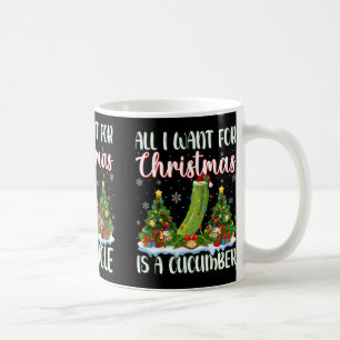 I Want For Christmas Is A Cycle Xmas Tree Lights Coffee Mug
