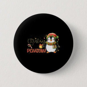 I Want For Christmas Is A Penguin Merry Christmas  6 Cm Round Badge
