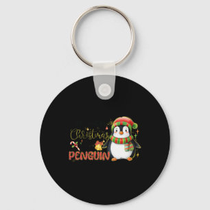 I Want for Christmas is a Penguin Merry Christmas Key Ring