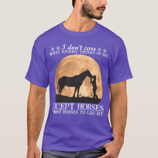 I Want Horseo Like Me Funny Horse Lovers Girls fri T-Shirt