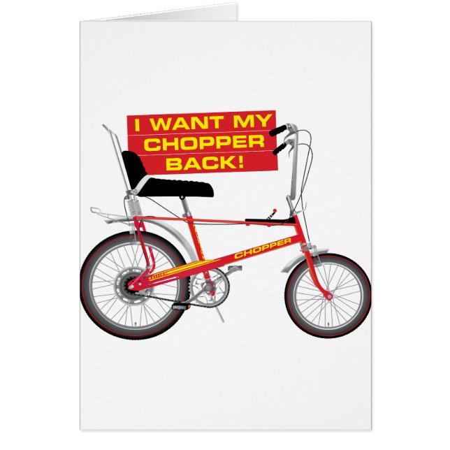 I want my chopper back (Front)