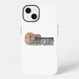 I want my guitar. not your opinion. funny quote iPhone 13 case