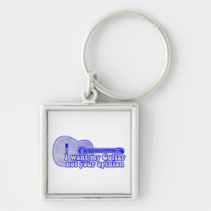 I want my guitar. not your opinion. vintage blue key ring
