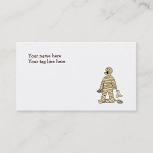 I Want My Mummy Funny Mummy Halloween Business Card