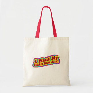 I Want My Sticker Book Back Tote Bag