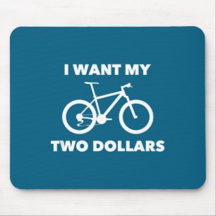 I Want My Two Dollars 2$ Movie Quote Retro 80s Vin Mouse Mat