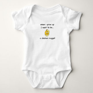 I want to be...a Chicken Nugget! Baby Bodysuit