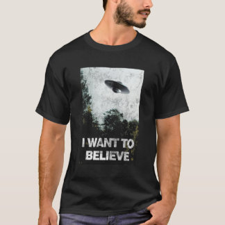 I Want To Believe Area 51 Ufo Alien Abduction T-Shirt