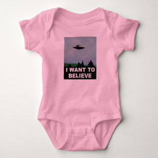 I Want To Believe Baby Bodysuit