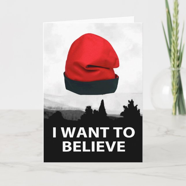 I want to believe - Barretina Card (Front)