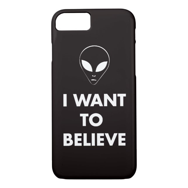 I Want To Believe (black) Case-Mate iPhone Case (Back)