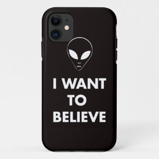 I Want To Believe (black) iPhone 11 Case