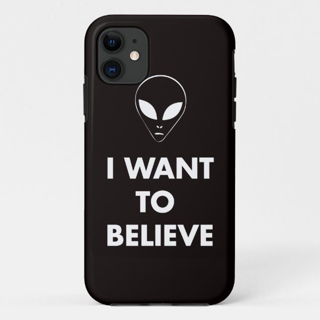 I Want To Believe (black) Case-Mate iPhone Case (Back)