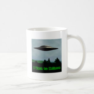 I want to believe coffee mug