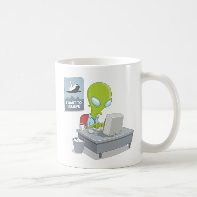 I Want To Believe Coffee Mug (Right)