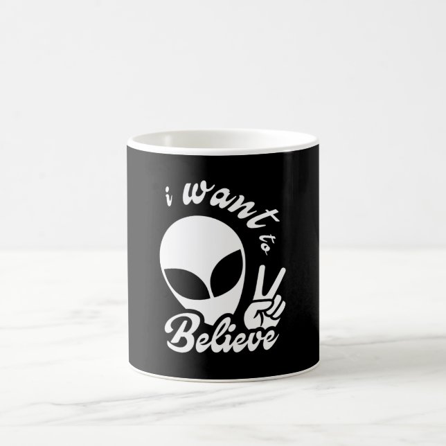 I Want to Believe Coffee Mug (Center)