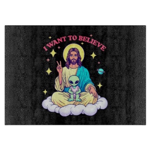 I Want To Believe Cutting Board