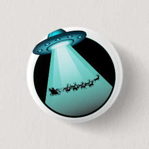 I Want To Believe In Santa 3 Cm Round Badge