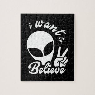 I Want to Believe Jigsaw Puzzle