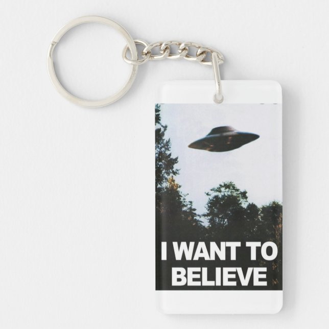 I want to believe key ring (Front)