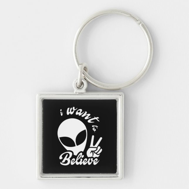 I Want to Believe Key Ring (Front)