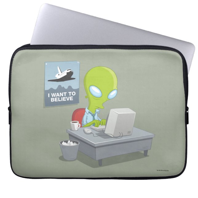 I Want To Believe Laptop Sleeve (Front)