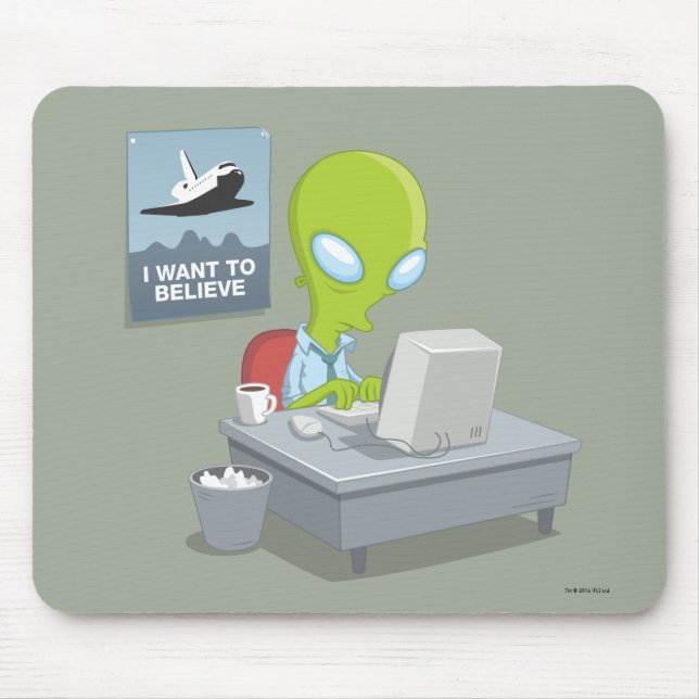 I Want To Believe Mouse Mat (Front)