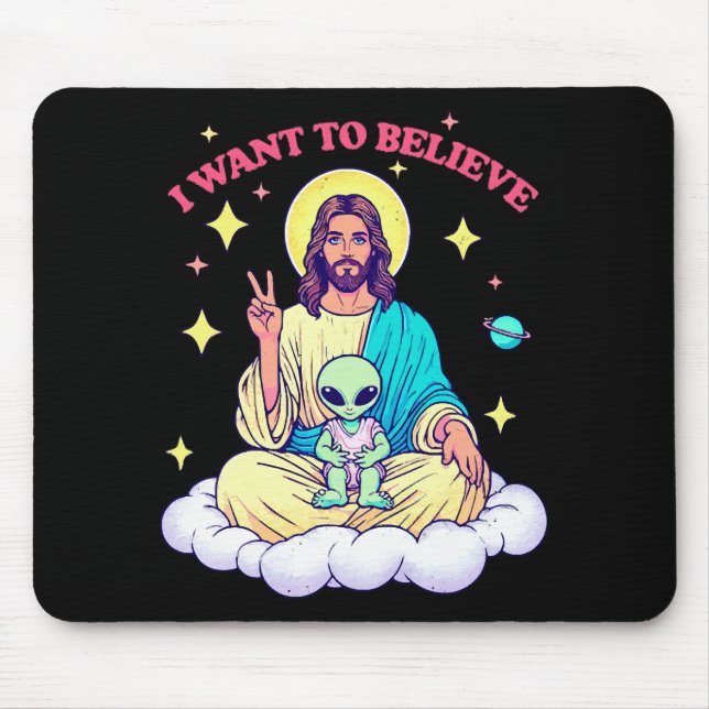 I Want To Believe Mouse Mat (Front)
