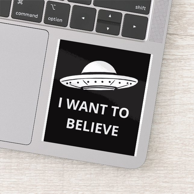 I Want To Believe, Movie Retro 90s, Alien UFO (Detail)