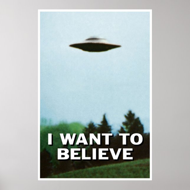 I Want To Believe original Poster (Front)