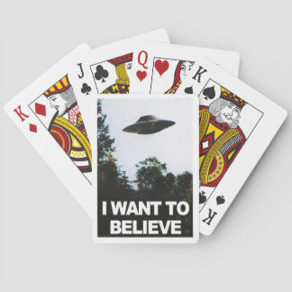 I want to believe playing cards