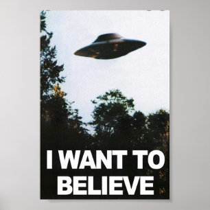 I want to believe poster