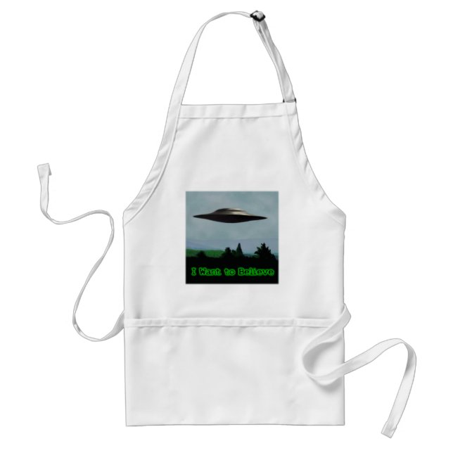 I want to believe standard apron (Front)