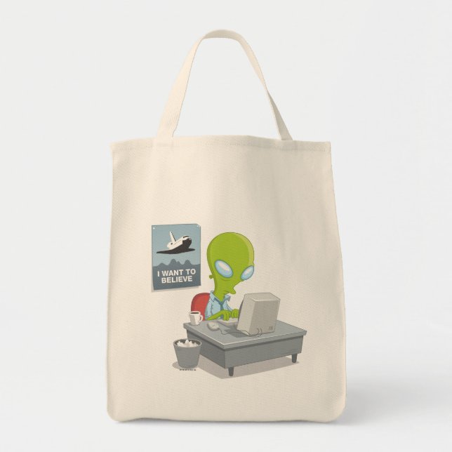 I Want To Believe Tote Bag (Front)