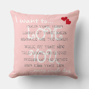 I want to... cushion
