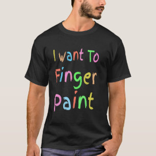 I want to finger paint shirt , finger paint Shirt 