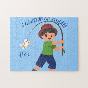  "I WANT TO GO FISHING" PUZZLE FOR BOYS