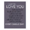 I Want to Love You Every Single Day Poster