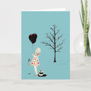 I want to paint it black greeting card