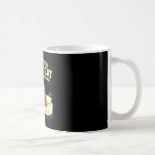 I want to pet my cat maine coon and watch shows coffee mug