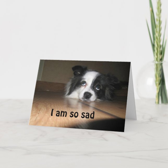 I WANT TO SAY *HAPPY BIRTHDAY* IN PERSON CARD (Front)