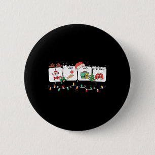 I Want Work All Done Sign Language Speech Aac Chri 6 Cm Round Badge
